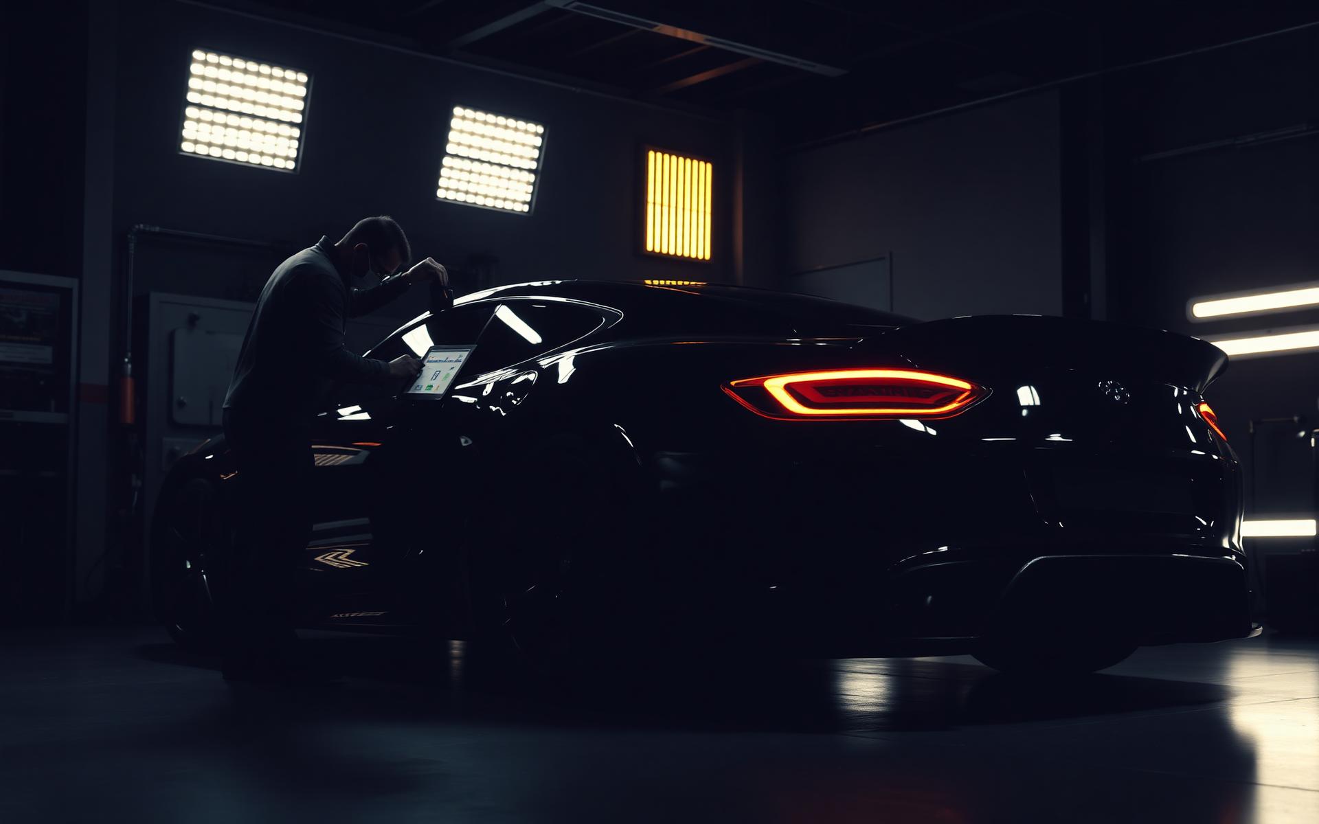 Inspeção automotiva profissional